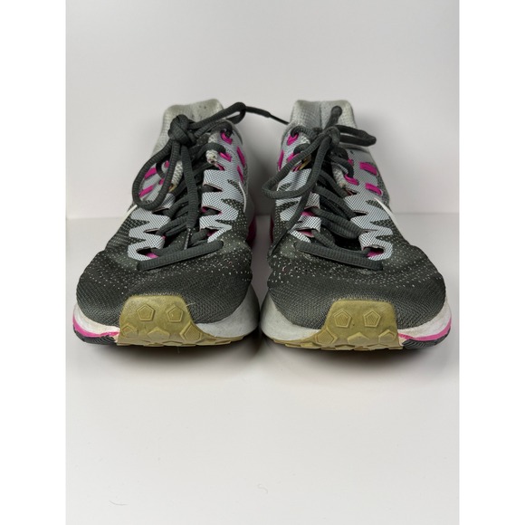 Nike Air Zoom Pegasus 32 Running Shoes Womens 11 Gray Pink Athletic Sneakers - Picture 4 of 9